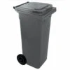 PLASTIK GOGIC LOT DE 10 BACS ROULANT 2 ROUES PREMIUM 140L-Gris-106cm - Gris -Poubelle Boutique 60215264 1