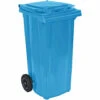 PLASTIK GOGIC LOT DE 10 BACS ROULANT 2 ROUES PREMIUM 120L-Bleu-95cm - Bleu -Poubelle Boutique 60215548 1