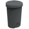 EDA - Poubelle à Pédale Stepy 45l Anthracite 40.9 X 35.1 X 60.4 Cm -Poubelle Boutique 60526152 1