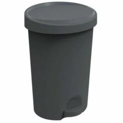 EDA - Poubelle à Pédale Stepy 45l Anthracite 40.9 X 35.1 X 60.4 Cm