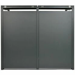 HABITAT ET JARDIN Cache Poubelle Double "Idaho" - 131.3 X 80 X 116.5 Cm - Anthracite 9 HABITAT ET JARDIN Cache Poubelle Double "Idaho" - 131.3 X 80 X 116.5 Cm - Anthracite -Poubelle Boutique 62410963 4