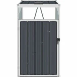SUPERMARKET Abri De Poubelle Anthracite 72x81x121 Cm Acier -Poubelle Boutique 63657419 2