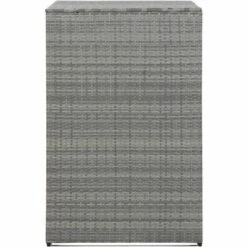 SUPERMARKET Abri De Poubelle Simple Anthracite 76x78x120 Cm Résine Tressée -Poubelle Boutique 63657505 2