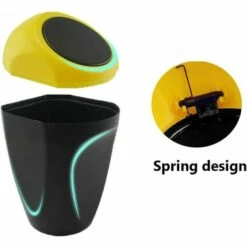 SINCèREETALI 2 Pièces Auto Voiture Poubelle Poubelle Mini Poubelle Poubelle Stockage Des Déchets Pour Voiture Bureau à Domicile Bureau(Jaune, Bleu) 11 SINCèREETALI 2 Pièces Auto Voiture Poubelle Poubelle Mini Poubelle Poubelle Stockage Des Déchets Pour Voiture Bureau à Domicile Bureau(Jaune, Bleu) -Poubelle Boutique 63818855 5