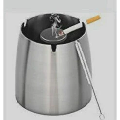 FOZIY Cendrier Exterieur Interieur Ashtray Outdoor Incassable Metal, Beau Cendriers En Acier Inox Coupe-vent Avec Couvercle Anti Odeur Pour Jardin Balcon Maison Restaurant,Fonepro 8 FOZIY Cendrier Exterieur Interieur Ashtray Outdoor Incassable Metal, Beau Cendriers En Acier Inox Coupe-vent Avec Couvercle Anti Odeur Pour Jardin Balcon Maison Restaurant,Fonepro -Poubelle Boutique 63841528 2