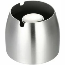 LIFCAUSAL Cendrier Coupe-Vent Cendrier De Table En Acier Inoxydable Cigare Cendrier Cendrier Avec Support De Colonne Cendrier Pour Patio Hôtel Bureau À Domicile