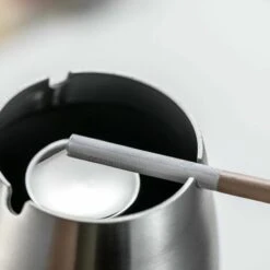 LIFCAUSAL Cendrier Coupe-Vent Cendrier De Table En Acier Inoxydable Cigare Cendrier Cendrier Avec Support De Colonne Cendrier Pour Patio Hôtel Bureau À Domicile 9 LIFCAUSAL Cendrier Coupe-Vent Cendrier De Table En Acier Inoxydable Cigare Cendrier Cendrier Avec Support De Colonne Cendrier Pour Patio Hôtel Bureau À Domicile -Poubelle Boutique 63977933 3