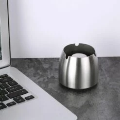 LIFCAUSAL Cendrier Coupe-Vent Cendrier De Table En Acier Inoxydable Cigare Cendrier Cendrier Avec Support De Colonne Cendrier Pour Patio Hôtel Bureau À Domicile 11 LIFCAUSAL Cendrier Coupe-Vent Cendrier De Table En Acier Inoxydable Cigare Cendrier Cendrier Avec Support De Colonne Cendrier Pour Patio Hôtel Bureau À Domicile -Poubelle Boutique 63977933 5