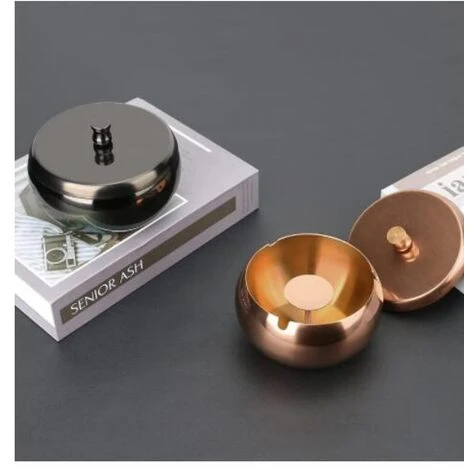 THSINDE Cendrier, Cendrier Extérieur Avec Couvercle, Ensemble De Cendriers à Cigarettes En Acier Inoxydable, Cendrier Cool Pour Une Utilisation En Extérieur Et En Intérieur 5 THSINDE Cendrier, Cendrier Extérieur Avec Couvercle, Ensemble De Cendriers à Cigarettes En Acier Inoxydable, Cendrier Cool Pour Une Utilisation En Extérieur Et En Intérieur – Image 3