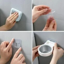 CARILLONSàVENT Cendrier Mural D'extérieur，Carivent Cendrier Mural De Salle De Bain，Cendrier De Bureau，Cendrier En Acier Inoxydable，Cendrier De Salle De Bain, 2Pcs Noir -Poubelle Boutique 64139728 5