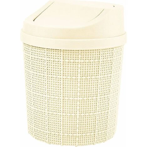 MONLY 1,5L Mini Poubelle, Mini Poubelle De Bureau, Avec Poubelle Et Couvercle Pivotant, Pour Chambre,Salle,Cuisine,Véhicule (Blanc) 3 MONLY 1,5L Mini Poubelle, Mini Poubelle De Bureau, Avec Poubelle Et Couvercle Pivotant, Pour Chambre,Salle,Cuisine,Véhicule (Blanc)