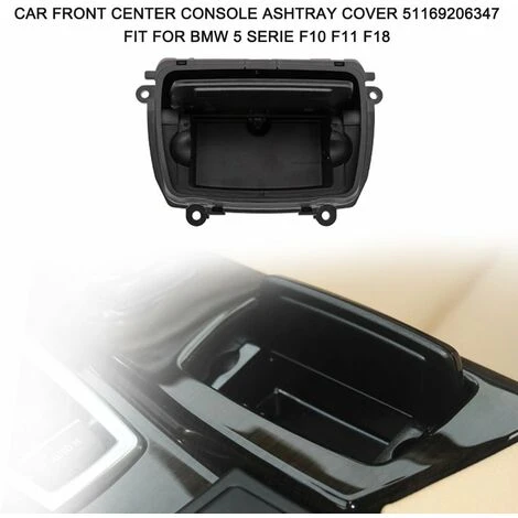 LIFCAUSAL Couvercle De Cendrier De Console Centrale Avant De Voiture 51169206347 Adapté Pour BMW 5 Serie F10 F11 F18 4 LIFCAUSAL Couvercle De Cendrier De Console Centrale Avant De Voiture 51169206347 Adapté Pour BMW 5 Serie F10 F11 F18 – Image 2