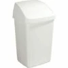 Poubelle En Plastique Avec Couvercle Basculant 50 Litres - Blanc -Poubelle Boutique 64862438 1