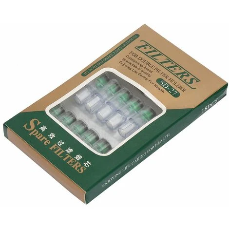 YD 18 Pièces Double Filtration Cigarette Filtre Embout Buccal Fumée Pour Accessoires De Support De Fumer 3 YD 18 Pièces Double Filtration Cigarette Filtre Embout Buccal Fumée Pour Accessoires De Support De Fumer