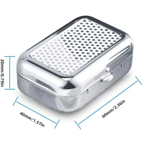 PERLE RARE Cendrier Portable, 2 Pièces Cendrier De Voyage Avec Couvercle, Cendrier De Poche Anti Odeurs, Avec Support Pour La Cigarette, Boîte Rectangulaire,Argent 4 PERLE RARE Cendrier Portable, 2 Pièces Cendrier De Voyage Avec Couvercle, Cendrier De Poche Anti Odeurs, Avec Support Pour La Cigarette, Boîte Rectangulaire,Argent – Image 2