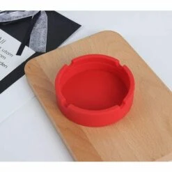 BDD 1 Paquet D'accessoires Pour Fumeurs Cendrier Rond En Silicone Résistant Aux Hautes Températures De Personnalité Créative (rouge) 9 BDD 1 Paquet D'accessoires Pour Fumeurs Cendrier Rond En Silicone Résistant Aux Hautes Températures De Personnalité Créative (rouge) -Poubelle Boutique 65377618 3