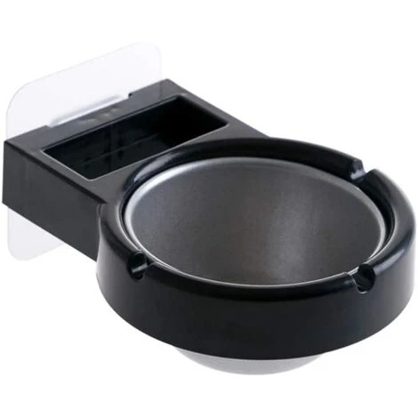 BDD 1 Pièce De Cendrier Mural En Acier Inoxydable, Toilette Non Poreuse à Aspiration Murale Domestique, Cendrier Amovible Pour Salle De Bain Et Bureau, étagère De Rangement, Noir 3 BDD 1 Pièce De Cendrier Mural En Acier Inoxydable, Toilette Non Poreuse à Aspiration Murale Domestique, Cendrier Amovible Pour Salle De Bain Et Bureau, étagère De Rangement, Noir