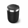 OSQI Cendrier De Voiture Avec Couvercle, Cendrier Coupe-vent Universel Pour Porte-gobelet Poubelle Portable En Acier Inoxydable Cendrier En Plastique Avec LED, Noir 2 OSQI Cendrier De Voiture Avec Couvercle, Cendrier Coupe-vent Universel Pour Porte-gobelet Poubelle Portable En Acier Inoxydable Cendrier En Plastique Avec LED, Noir -Poubelle Boutique 65506233 1
