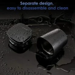 OSQI Cendrier De Voiture Portable Mini Poubelle De Voiture Cendrier Sans Fumée Avec Couvercle Et Indicateur LED Bleu Accessoire De Voiture Pour La Maison Et Le Bureau Noir 10 OSQI Cendrier De Voiture Portable Mini Poubelle De Voiture Cendrier Sans Fumée Avec Couvercle Et Indicateur LED Bleu Accessoire De Voiture Pour La Maison Et Le Bureau Noir -Poubelle Boutique 65506350 4