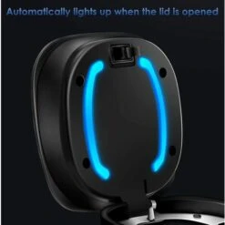 OSQI Cendrier De Voiture Portable Mini Poubelle De Voiture Cendrier Sans Fumée Avec Couvercle Et Indicateur LED Bleu Accessoire De Voiture Pour La Maison Et Le Bureau Noir 11 OSQI Cendrier De Voiture Portable Mini Poubelle De Voiture Cendrier Sans Fumée Avec Couvercle Et Indicateur LED Bleu Accessoire De Voiture Pour La Maison Et Le Bureau Noir -Poubelle Boutique 65506350 5