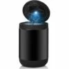 OSQI Cendrier De Voiture Avec Couvercle, Cendrier Extérieur Portable En Acier Inoxydable Sans Fumée, Cendrier De Cigarette Automatique à Lumière LED Noire Pour Bureau à Domicile 2 OSQI Cendrier De Voiture Avec Couvercle, Cendrier Extérieur Portable En Acier Inoxydable Sans Fumée, Cendrier De Cigarette Automatique à Lumière LED Noire Pour Bureau à Domicile -Poubelle Boutique 65506595 1