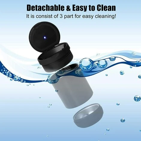 OSQI Cendrier De Voiture Avec Couvercle, Cendrier Extérieur Portable En Acier Inoxydable Sans Fumée, Cendrier De Cigarette Automatique à Lumière LED Noire Pour Bureau à Domicile 7 OSQI Cendrier De Voiture Avec Couvercle, Cendrier Extérieur Portable En Acier Inoxydable Sans Fumée, Cendrier De Cigarette Automatique à Lumière LED Noire Pour Bureau à Domicile – Image 5