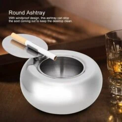 HELLO KITTY BAIN Cendrier Avec Couvercle, Cendrier De Voiture Facile à Nettoyer Pour La Maison, La Voiture, Le Restaurant, L'extérieur, L'intérieur -Poubelle Boutique 65626788 3