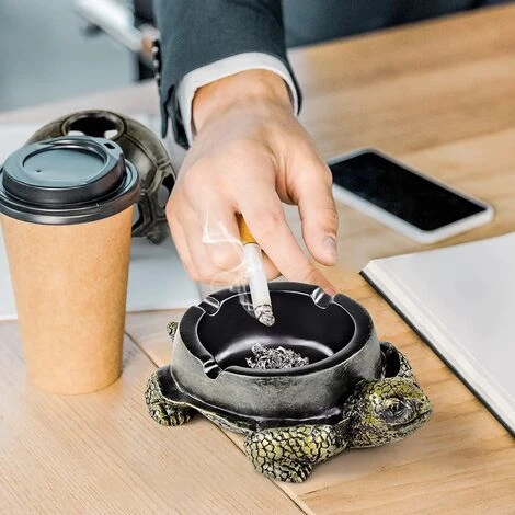 PERLE RARE Décoration Artisanale Cendrier Tortue Créative 4 PERLE RARE Décoration Artisanale Cendrier Tortue Créative – Image 2