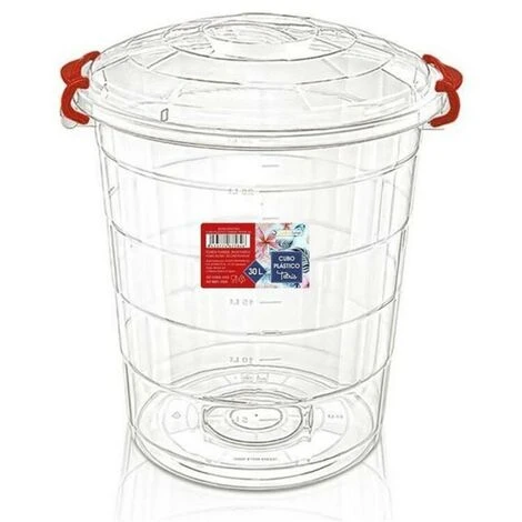 BRICOMARTEAU Seau à Déchets Transparent Confortime 3 BRICOMARTEAU Seau à Déchets Transparent Confortime