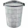 BRICOMARTEAU Seau Confortime Tetris Plastique Gris Clair (65 L) -Poubelle Boutique 65923385 1