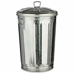 BRICOMARTEAU Poubelle Acier Avec Couvercle (17 L)