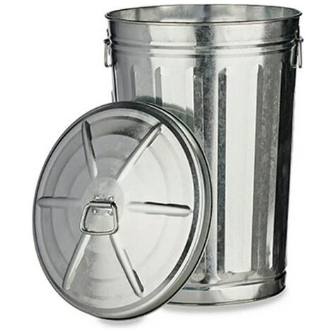 BRICOMARTEAU Poubelle Acier Avec Couvercle (17 L) 4 BRICOMARTEAU Poubelle Acier Avec Couvercle (17 L) – Image 2