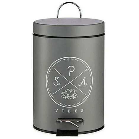 BRICOMARTEAU Corbeille à Papier Spa Gris (3000 Ml) 3 BRICOMARTEAU Corbeille à Papier Spa Gris (3000 Ml)