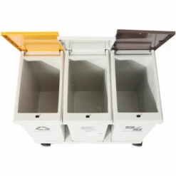 PREMIER 36L Poubelle Déchets De Stockage Des Déchets Au Tri Couvercle Ouvert (12LX3)) 11 PREMIER 36L Poubelle Déchets De Stockage Des Déchets Au Tri Couvercle Ouvert (12LX3)) -Poubelle Boutique 66073861 5