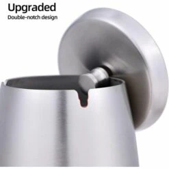 PERLE RARE Petit Cendrier Avec Couvercle Pour Cigarette, Cendriers En Acier Inoxydable Sans Fumée, Sans Odeur, Coupe-vent Pour Table De Bureau à Domicile, Extérieur, Terrasse, Balcon Extérieur (3,1"x3,1"x2,8") 9 PERLE RARE Petit Cendrier Avec Couvercle Pour Cigarette, Cendriers En Acier Inoxydable Sans Fumée, Sans Odeur, Coupe-vent Pour Table De Bureau à Domicile, Extérieur, Terrasse, Balcon Extérieur (3,1"x3,1"x2,8") -Poubelle Boutique 67178060 3