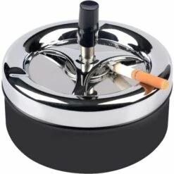 PERLE RARE Cendrier à Cigarettes De Table Moderne En Acier Inoxydable Avec Plateau Tournant, Cendrier à Cigarettes Pour Une Utilisation En Intérieur Ou En Extérieur, Porte-cendres Pour Fumeurs, Cendrier De Bureau 9 PERLE RARE Cendrier à Cigarettes De Table Moderne En Acier Inoxydable Avec Plateau Tournant, Cendrier à Cigarettes Pour Une Utilisation En Intérieur Ou En Extérieur, Porte-cendres Pour Fumeurs, Cendrier De Bureau -Poubelle Boutique 67178217 3