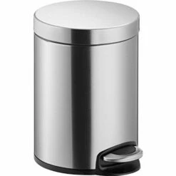 HELIT H2403400 TRETABFALLBEHÄLTER CLASSIC ACIER INOXYDABLE - 5 L (ARGENT)