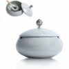 Cisea Cendrier Céramique Avec Couvercle,Cigarettes Cendrier,Cendrier Coupe-Vent, Cendrier Pour Extérieur,Intérieur, Balcon,Jardin,Bureau -Poubelle Boutique 67564840 1