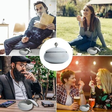 FLYME Cendrier En Céramique Avec Couvercle, Cendrier à Cigarettes, Cendrier Coupe-vent, Cendrier Extérieur, Intérieur, Balcon, Jardin, Bureau Blanc , 1pcs 7 FLYME Cendrier En Céramique Avec Couvercle, Cendrier à Cigarettes, Cendrier Coupe-vent, Cendrier Extérieur, Intérieur, Balcon, Jardin, Bureau Blanc , 1pcs – Image 5