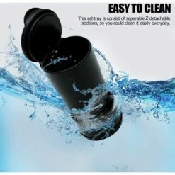 FLYME Cendrier De Voiture, Cendrier De Voiture Avec Couvercle Portable Cendrier Voiture Sans Fumée Cendrier De Voiture Cendrier Véhicule Sans Fumée, Pour Voiture Maison Bureau Et Voyage 9 FLYME Cendrier De Voiture, Cendrier De Voiture Avec Couvercle Portable Cendrier Voiture Sans Fumée Cendrier De Voiture Cendrier Véhicule Sans Fumée, Pour Voiture Maison Bureau Et Voyage -Poubelle Boutique 67807051 3