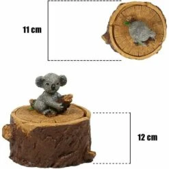 FLYME Cendrier Cigarettes Avec Couvercle Mignon Vivid Forest Animal Cendrier Support Pour Intérieur Et Extérieur-Koala -Poubelle Boutique 67807475 3
