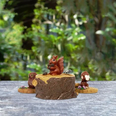 FLYME Cendrier Cigarettes Avec Couvercle Mignon Vivid Forest Animal Cendrier Support Pour Intérieur Et Extérieur-Écureuil 7 FLYME Cendrier Cigarettes Avec Couvercle Mignon Vivid Forest Animal Cendrier Support Pour Intérieur Et Extérieur-Écureuil – Image 5