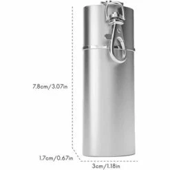 FLYME Cendrier Portable, Cendrier De Poche Anti Odeur,cendrier De Poche,Cendrier Avec Porte-clés,Mini Acier Inoxydable Cendrier Pour Poche Extérieure 8 FLYME Cendrier Portable, Cendrier De Poche Anti Odeur,cendrier De Poche,Cendrier Avec Porte-clés,Mini Acier Inoxydable Cendrier Pour Poche Extérieure -Poubelle Boutique 67810158 2
