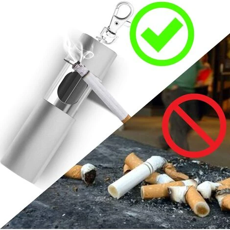 FLYME Cendrier Portable, Cendrier De Poche Anti Odeur,cendrier De Poche,Cendrier Avec Porte-clés,Mini Acier Inoxydable Cendrier Pour Poche Extérieure 6 FLYME Cendrier Portable, Cendrier De Poche Anti Odeur,cendrier De Poche,Cendrier Avec Porte-clés,Mini Acier Inoxydable Cendrier Pour Poche Extérieure – Image 4