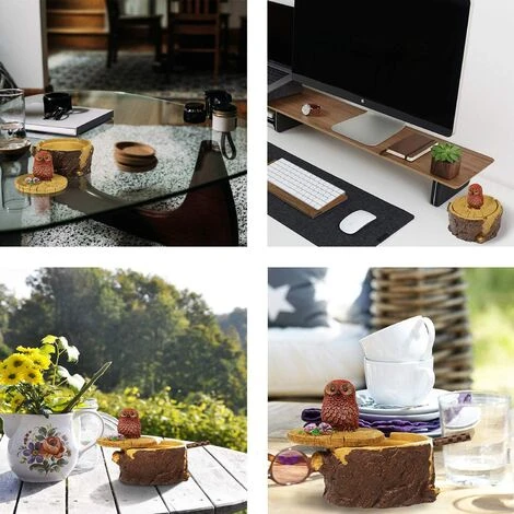 FLYME Cendrier Cigarettes Avec Couvercle Mignon Vivid Forest Animal Cendrier Support Pour Intérieur Et Extérieur-Hibou 6 FLYME Cendrier Cigarettes Avec Couvercle Mignon Vivid Forest Animal Cendrier Support Pour Intérieur Et Extérieur-Hibou – Image 4