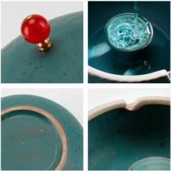 FLYME Cendrier Exterieur Avec Couvercle, Cendrier à Cigare En Céramique Fermé Conception Anti Odeur Marocain Style Pour Deco Exterieur Jardin Terrasse 10 FLYME Cendrier Exterieur Avec Couvercle, Cendrier à Cigare En Céramique Fermé Conception Anti Odeur Marocain Style Pour Deco Exterieur Jardin Terrasse -Poubelle Boutique 67812752 4