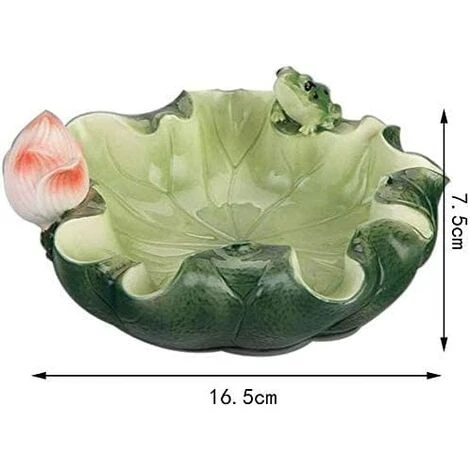 FLYME Cendrier En Forme De Lotus En Résine, Poubelle Portative De Club De Bar De Jardin De Restaurant 4 FLYME Cendrier En Forme De Lotus En Résine, Poubelle Portative De Club De Bar De Jardin De Restaurant – Image 2