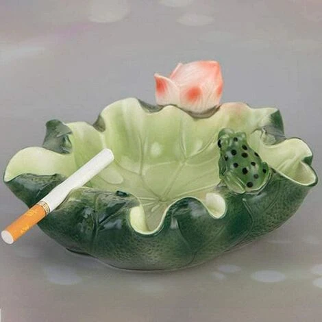 FLYME Cendrier En Forme De Lotus En Résine, Poubelle Portative De Club De Bar De Jardin De Restaurant 5 FLYME Cendrier En Forme De Lotus En Résine, Poubelle Portative De Club De Bar De Jardin De Restaurant – Image 3
