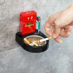 LLOVE 2 Pièces Cendrier Mural Mural En Acier Inoxydable, Cendrier Inox Pour Salle De Bain, Coupe Vent Cigarette Cendrier Fumeurs Cendre Utilisation Intérieure Ou Extérieure, Parfait Pour La Maison 10 LLOVE 2 Pièces Cendrier Mural Mural En Acier Inoxydable, Cendrier Inox Pour Salle De Bain, Coupe Vent Cigarette Cendrier Fumeurs Cendre Utilisation Intérieure Ou Extérieure, Parfait Pour La Maison -Poubelle Boutique 67890468 4