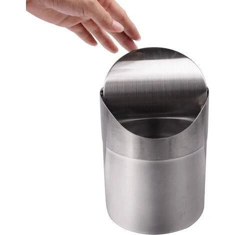 OYLDA Couvercle Secouant Pour Poubelle De Recyclage Automobile Couvercle Ondulé En Acier Inoxydable Pour Poubelle De Comptoir 6 OYLDA Couvercle Secouant Pour Poubelle De Recyclage Automobile Couvercle Ondulé En Acier Inoxydable Pour Poubelle De Comptoir – Image 4
